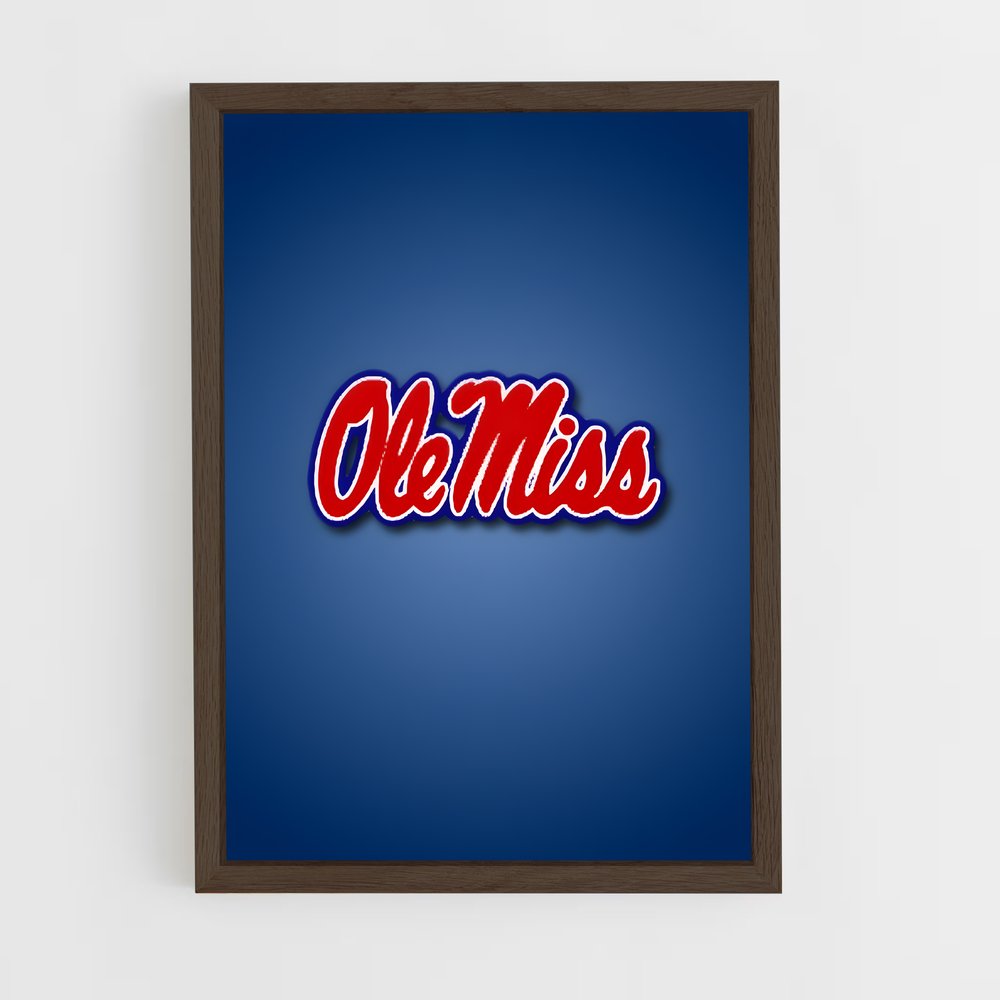 Poster Ole Miss Spirit – affiche Baseball (vue 5)